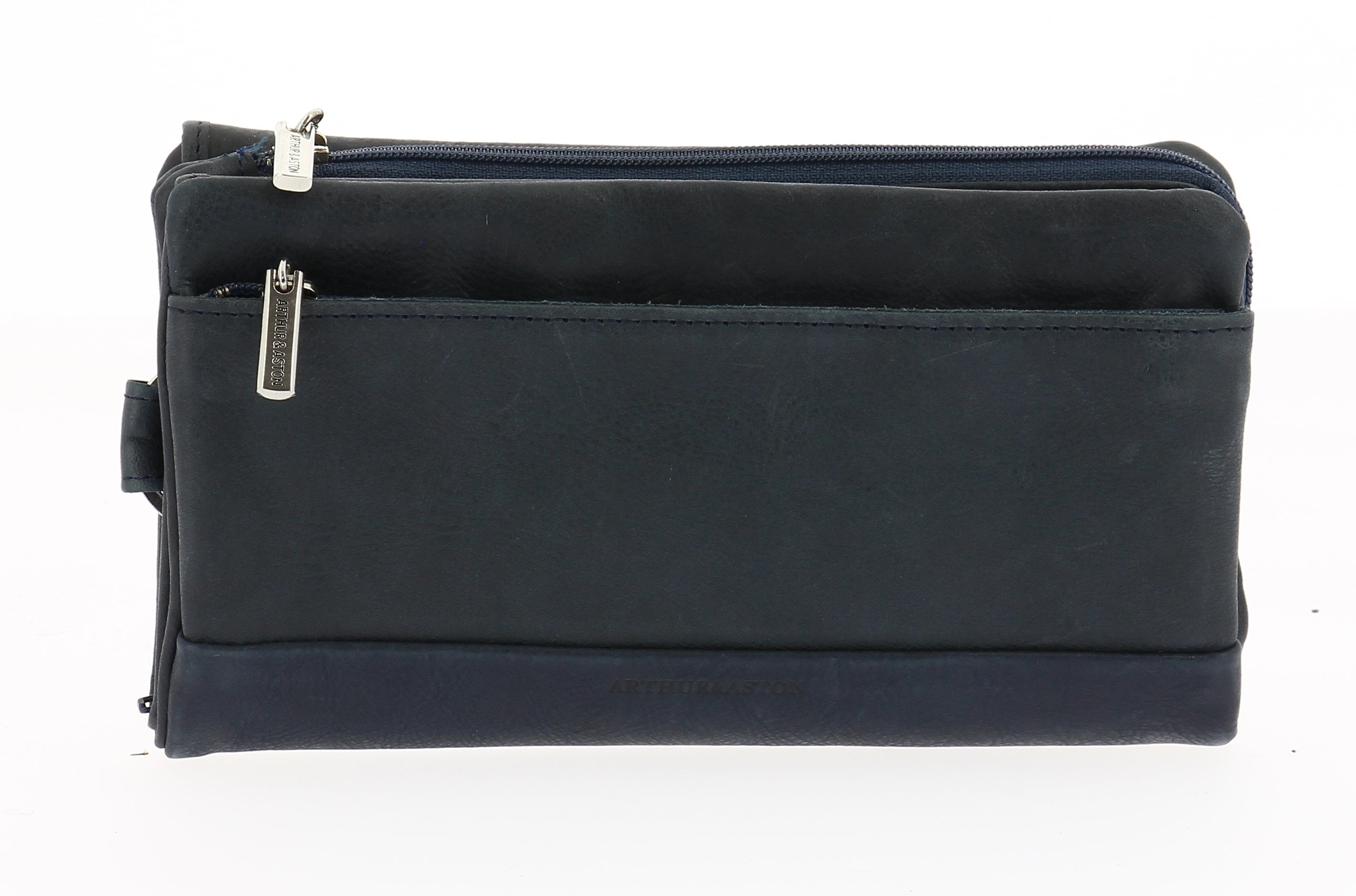 Large oiled leather wallet, Pink