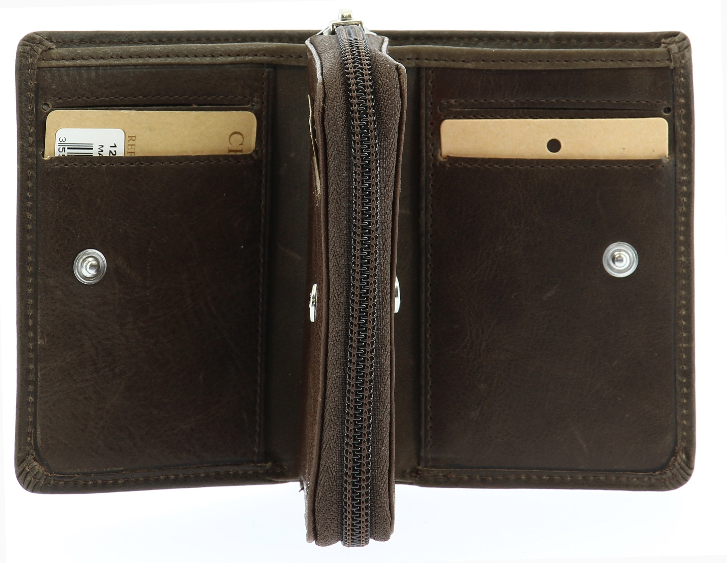 Oiled Leather Wallet and Card Holder Pink