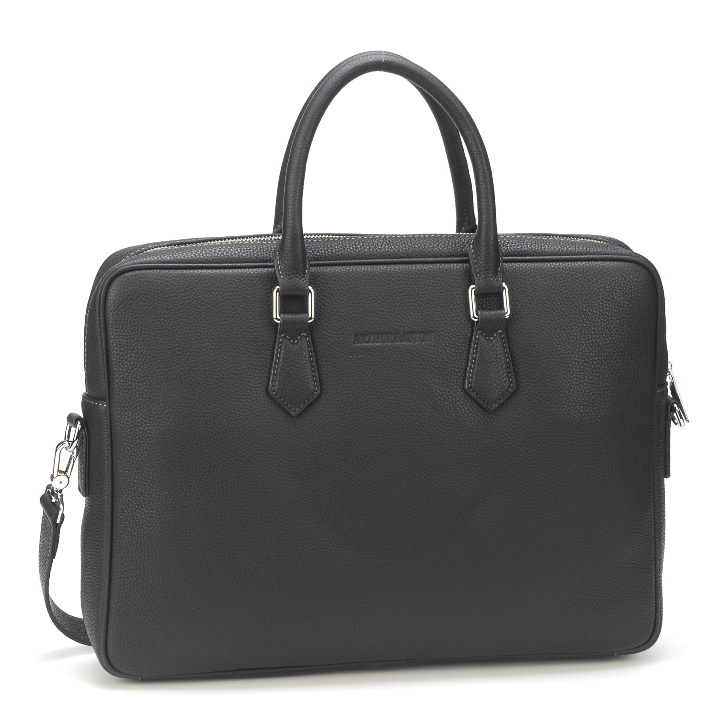 Cowhide leather briefcase