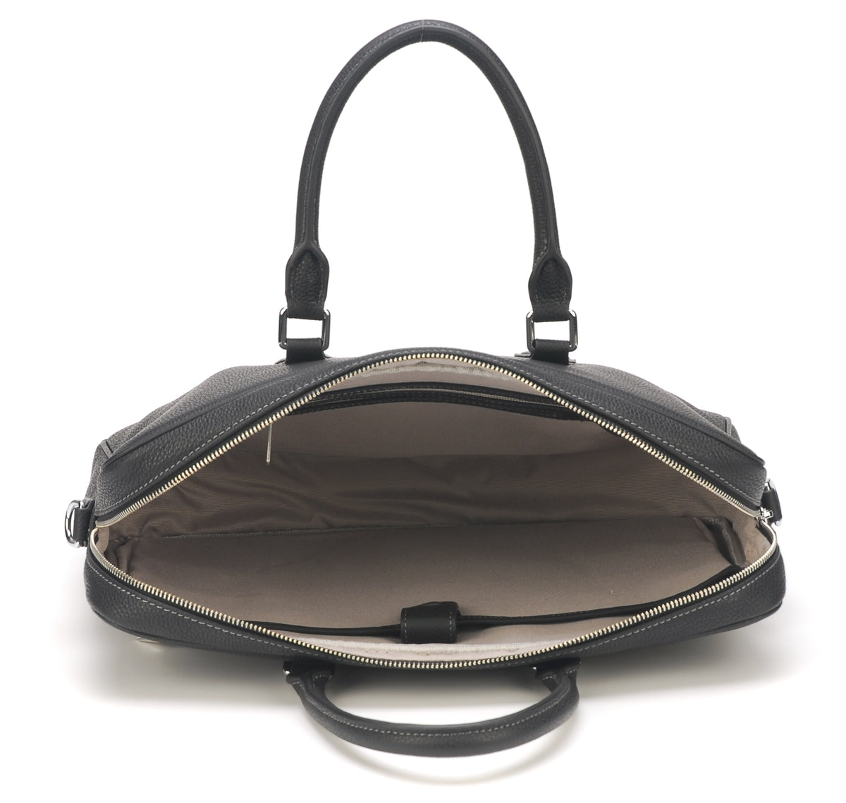 Cowhide leather briefcase