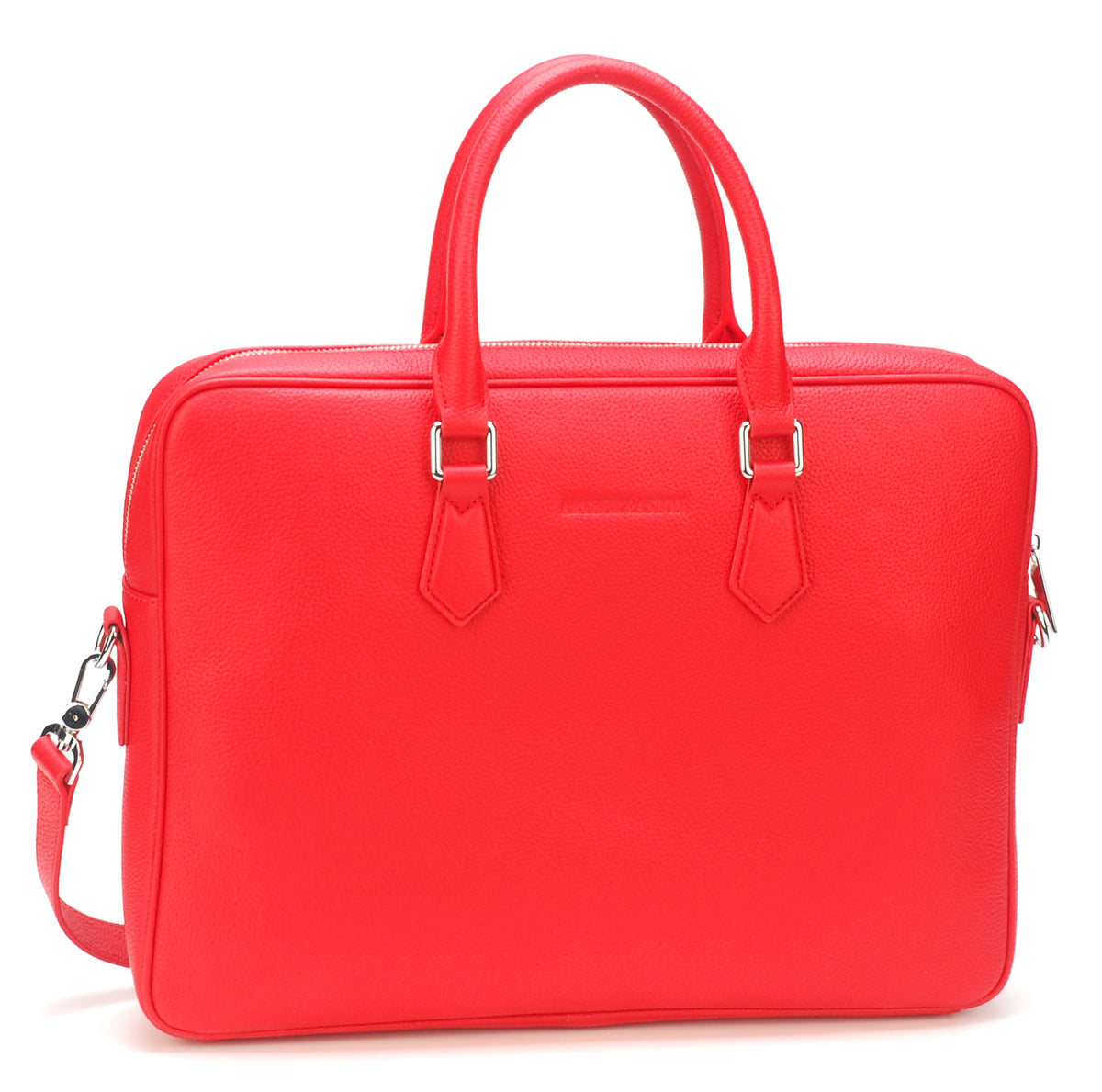 Cowhide leather briefcase