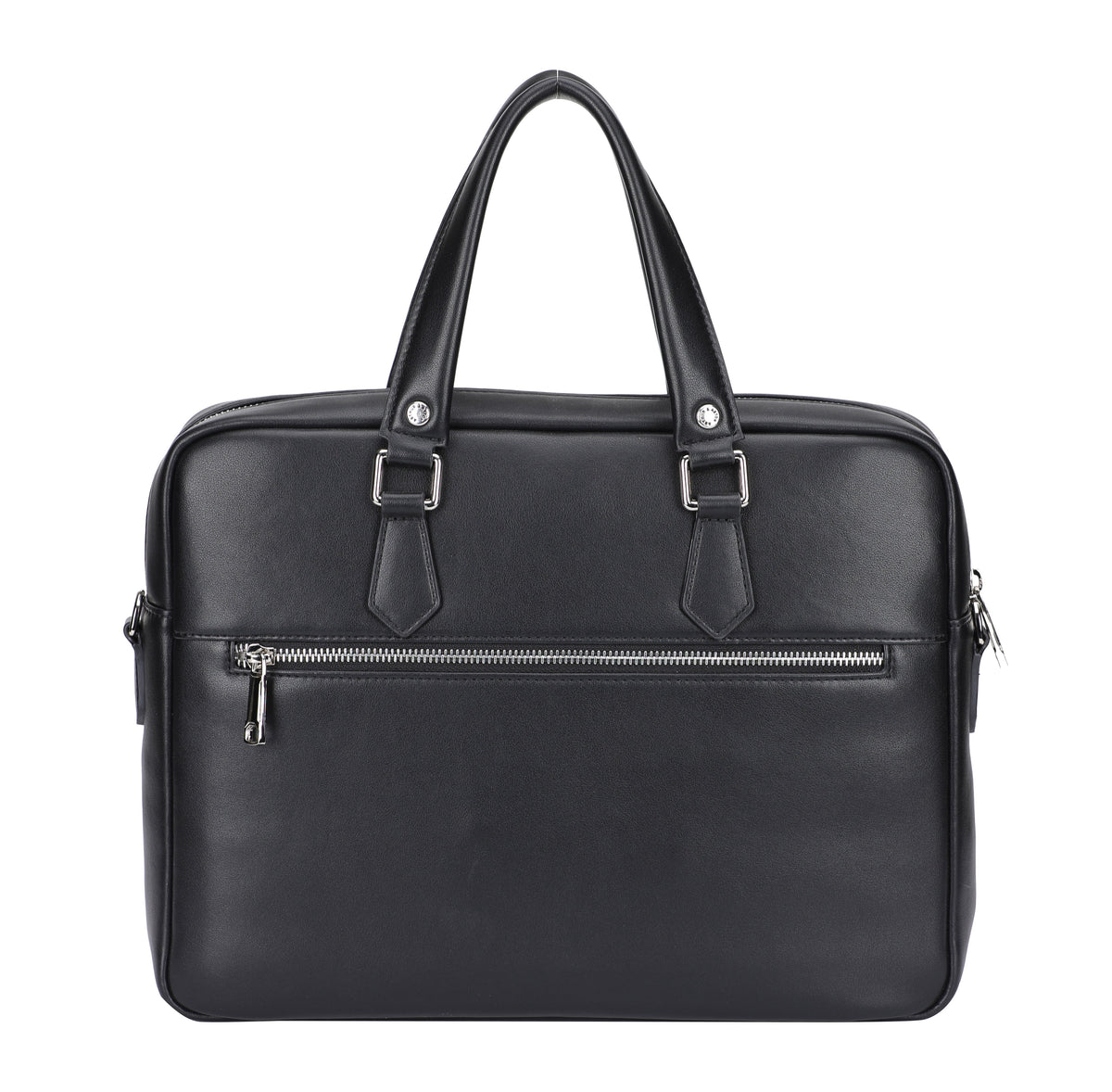 Walter split leather briefcase