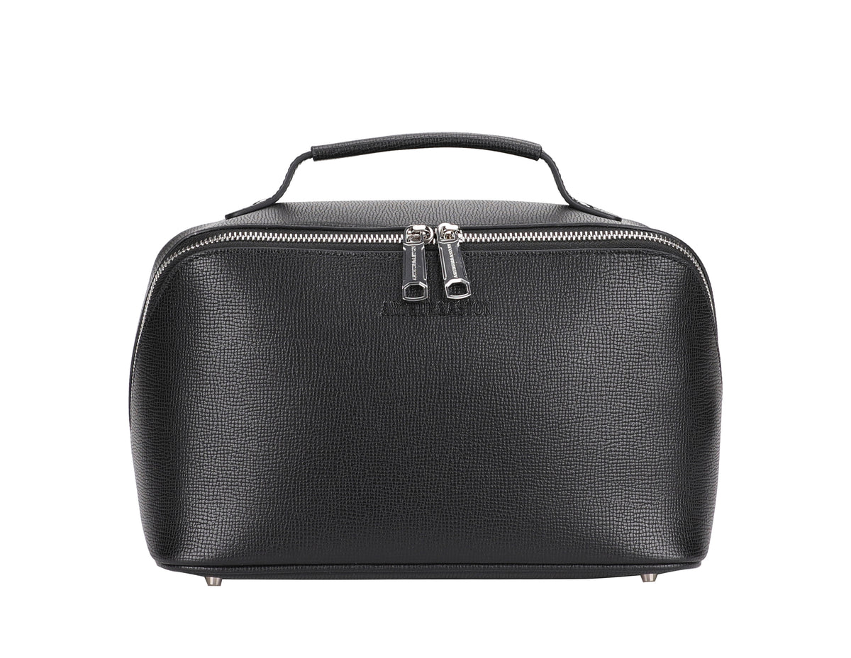 Nelson split leather toiletry bag