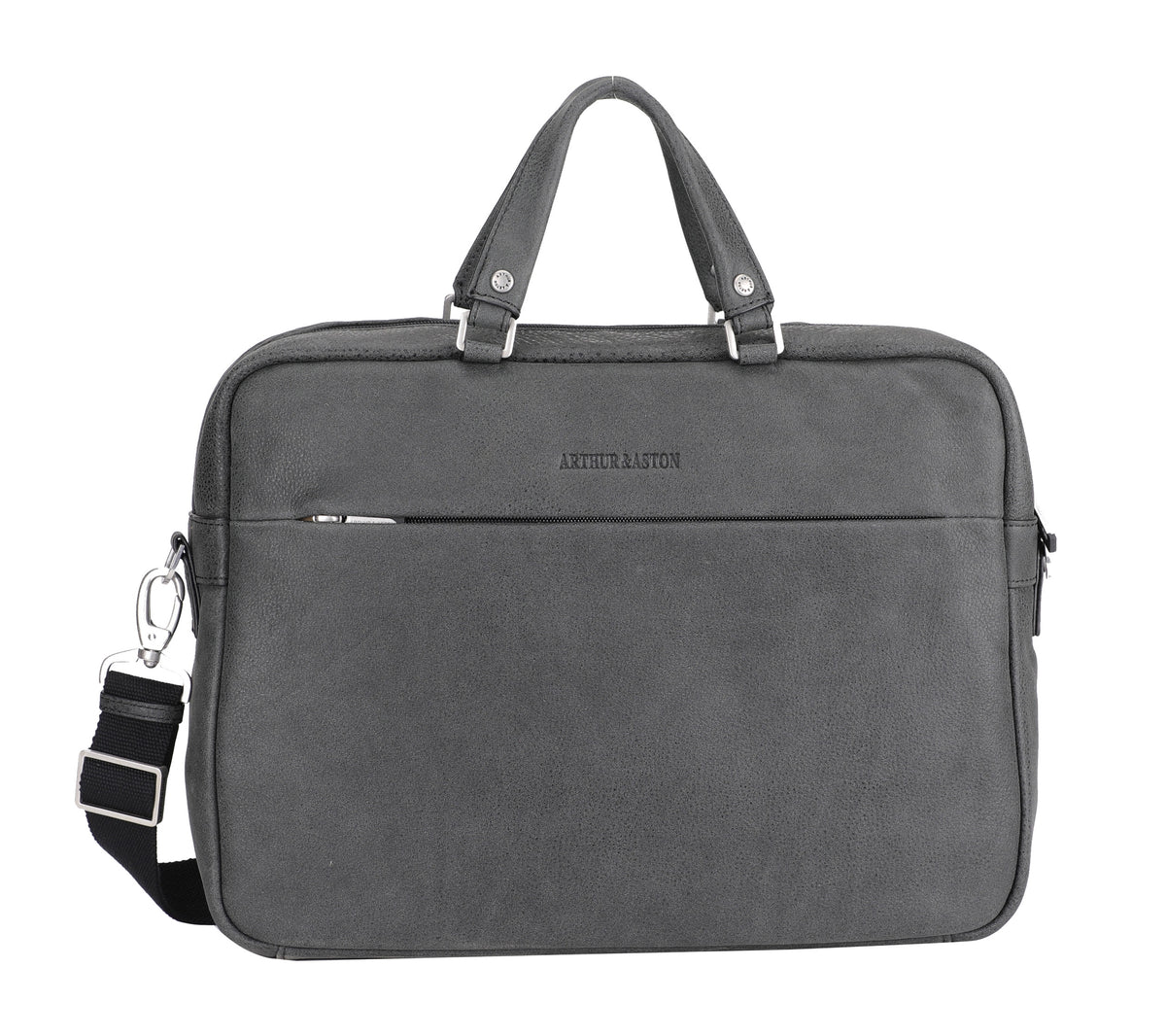 Cristiano leather destroyed briefcase