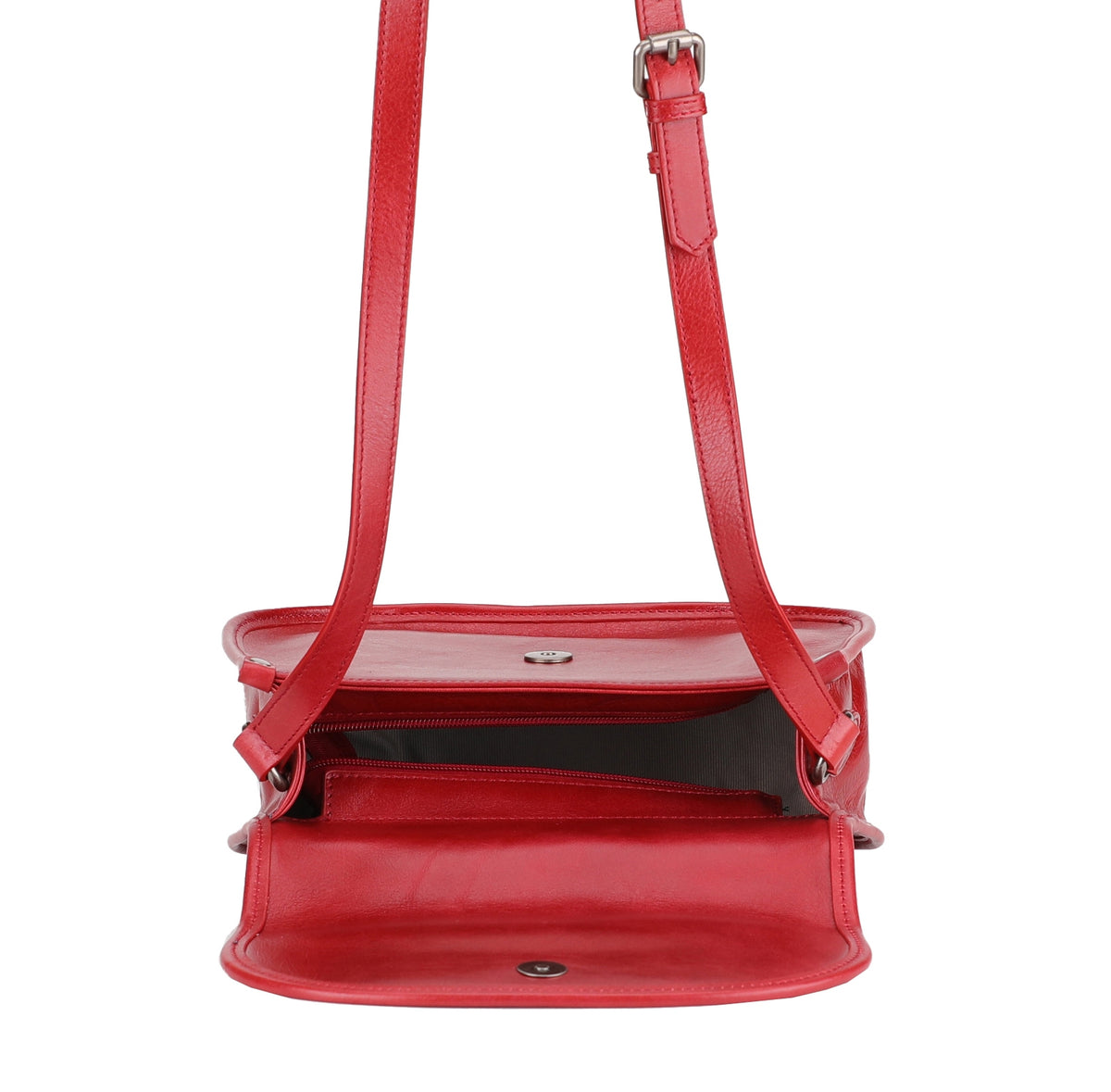 M Edith Leather Shoulder Bag