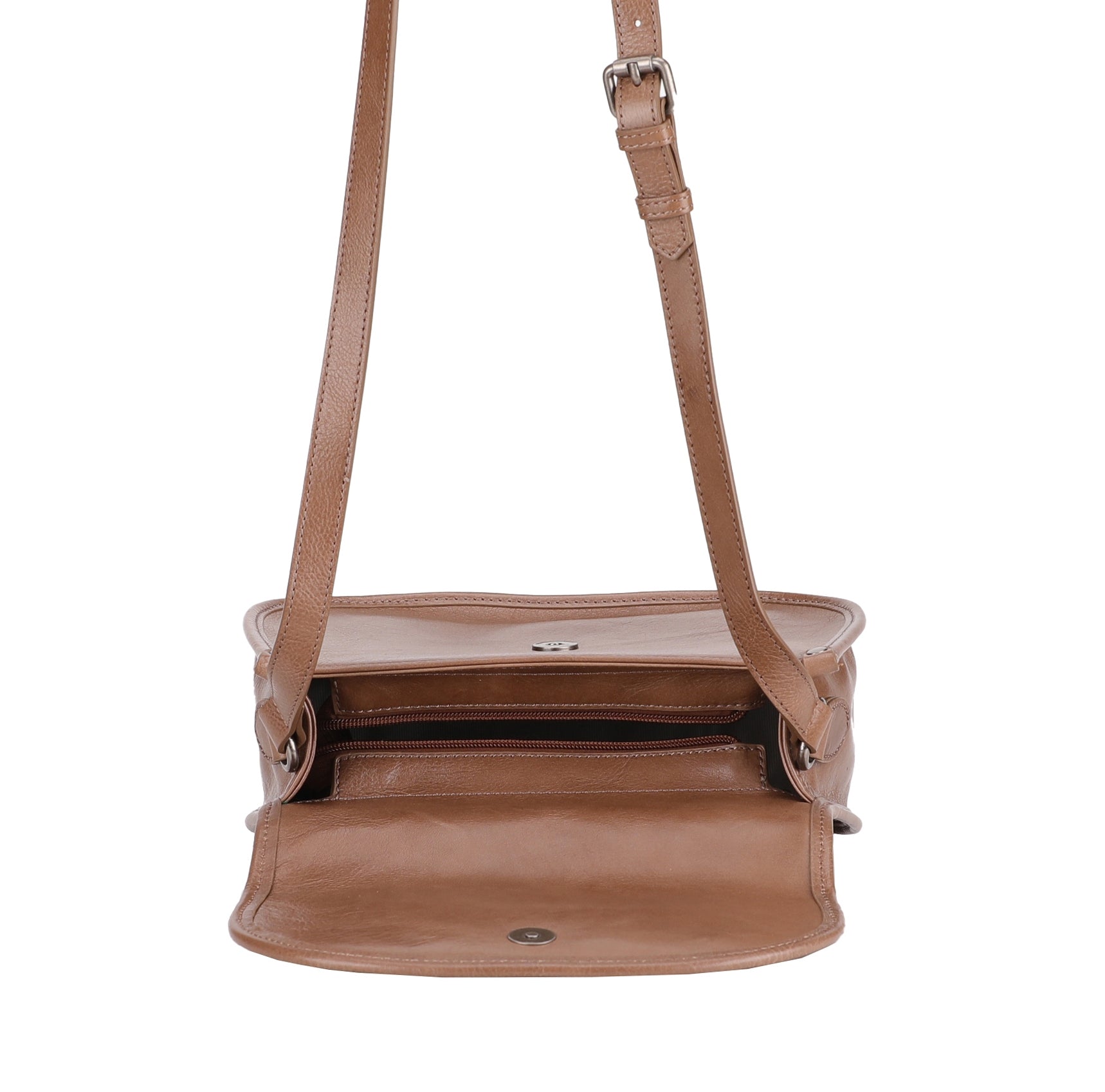M Edith Leather Shoulder Bag