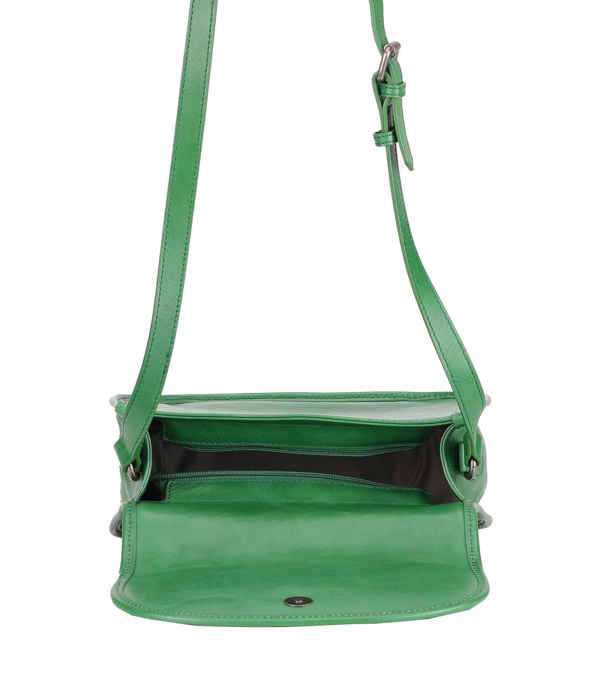 M Edith Leather Shoulder Bag