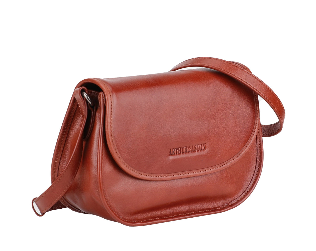 M Edith Leather Shoulder Bag