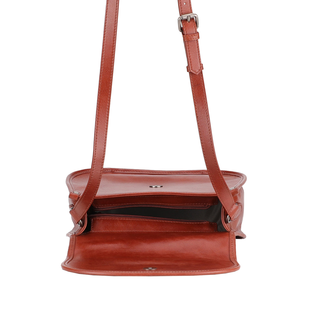 M Edith Leather Shoulder Bag