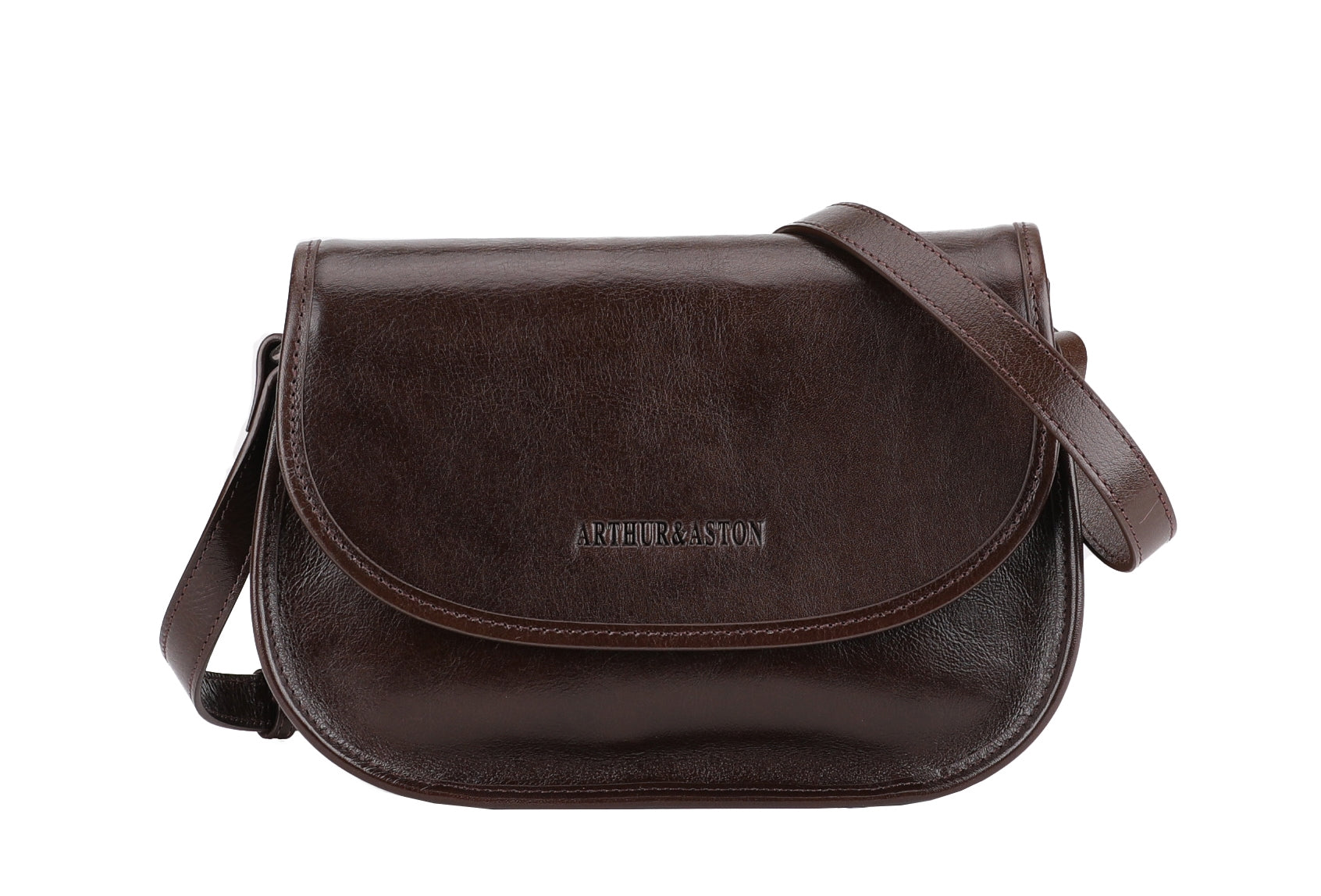 M Edith Leather Shoulder Bag