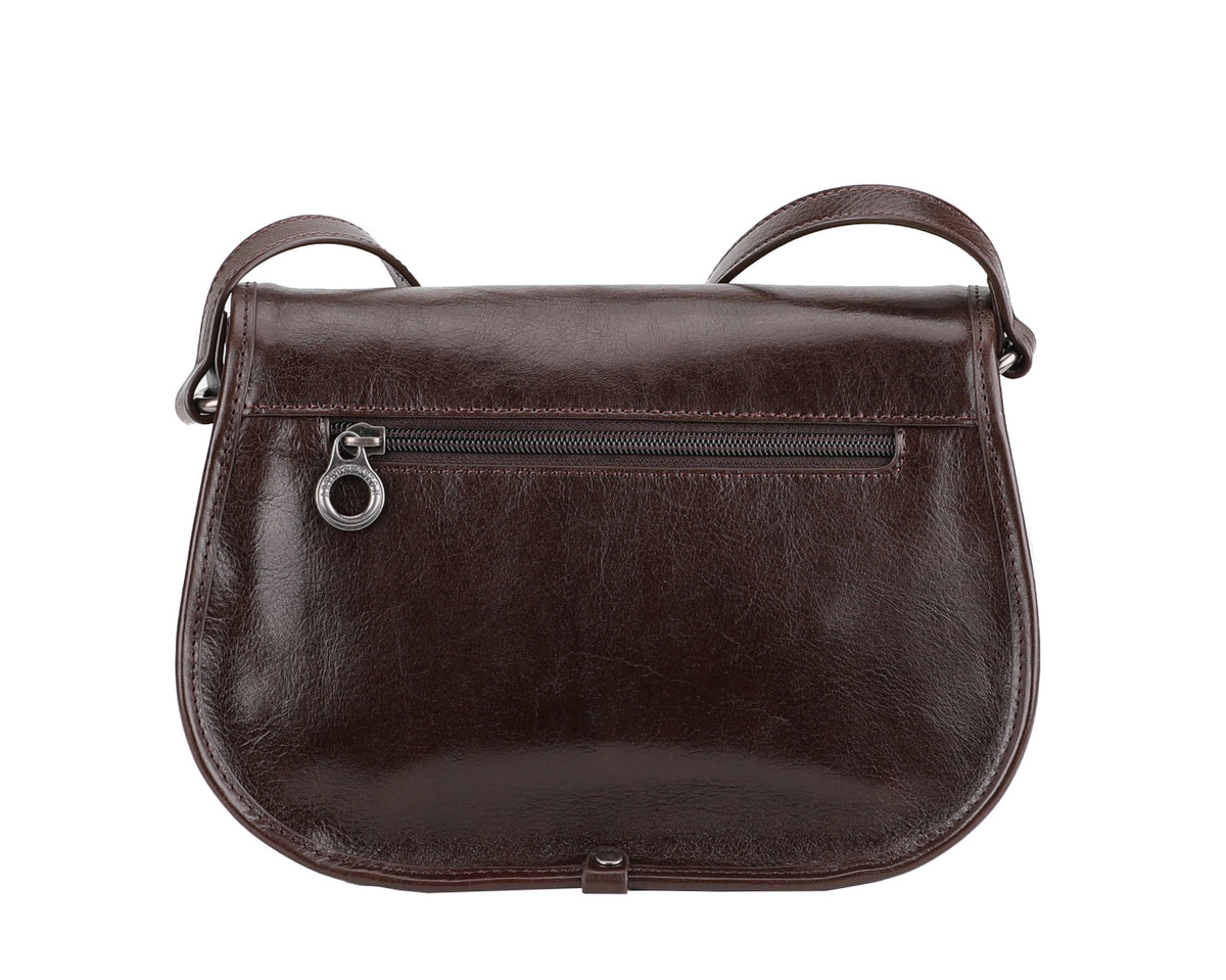 M Edith Leather Shoulder Bag