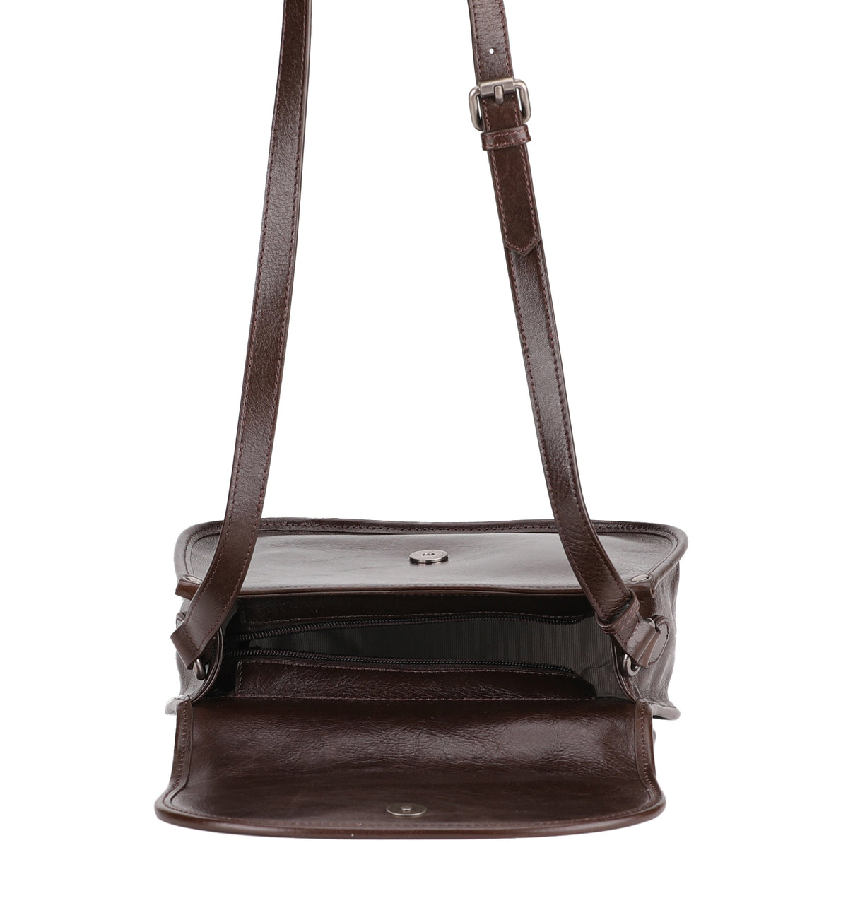 M Edith Leather Shoulder Bag