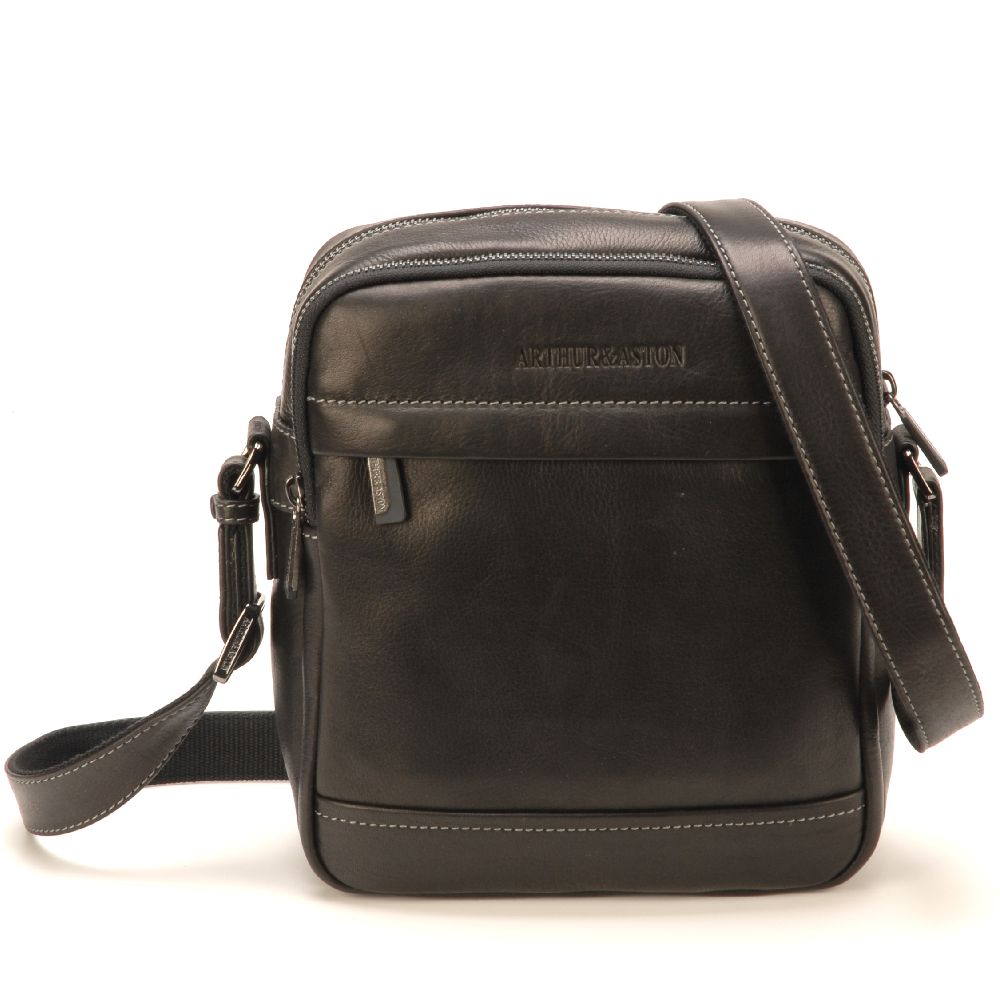 Sac travers Pablo en cuir plongé