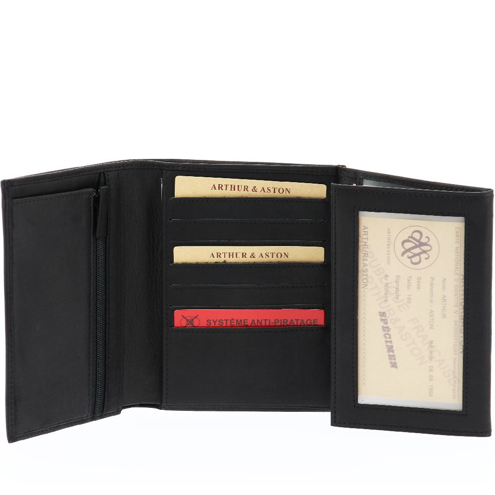 Large Louis wallet in oiled leather