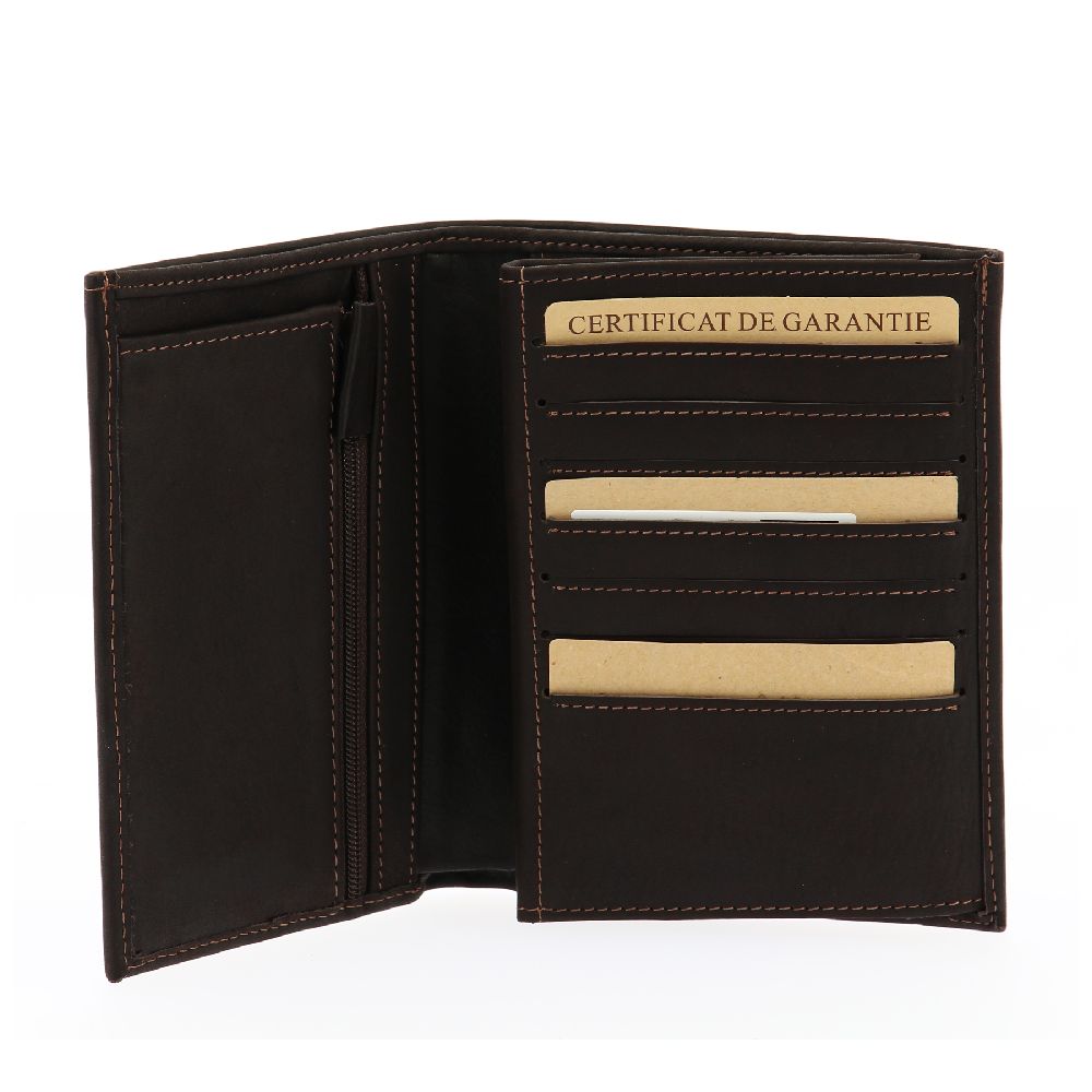 Large Louis wallet in oiled leather
