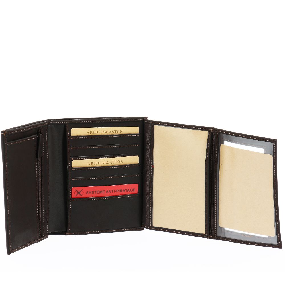 Large Louis wallet in oiled leather