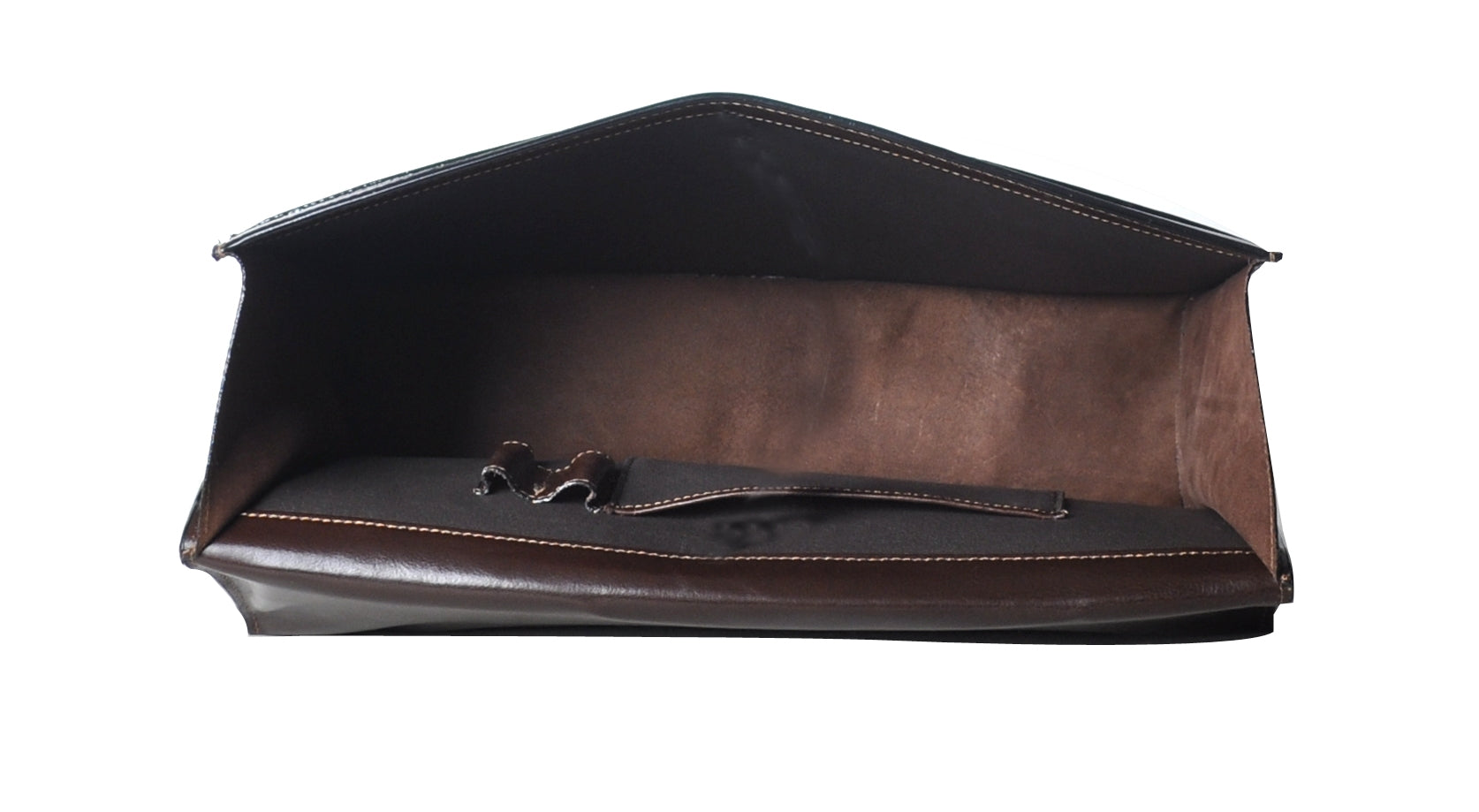 Georges cowhide leather 1-gusset briefcase