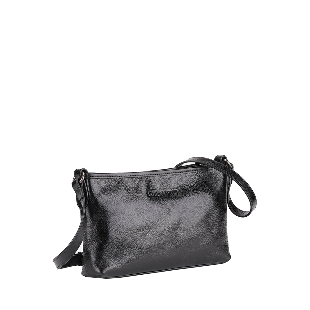 Edith leather shoulder bag