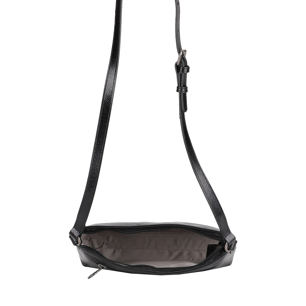 Edith leather shoulder bag