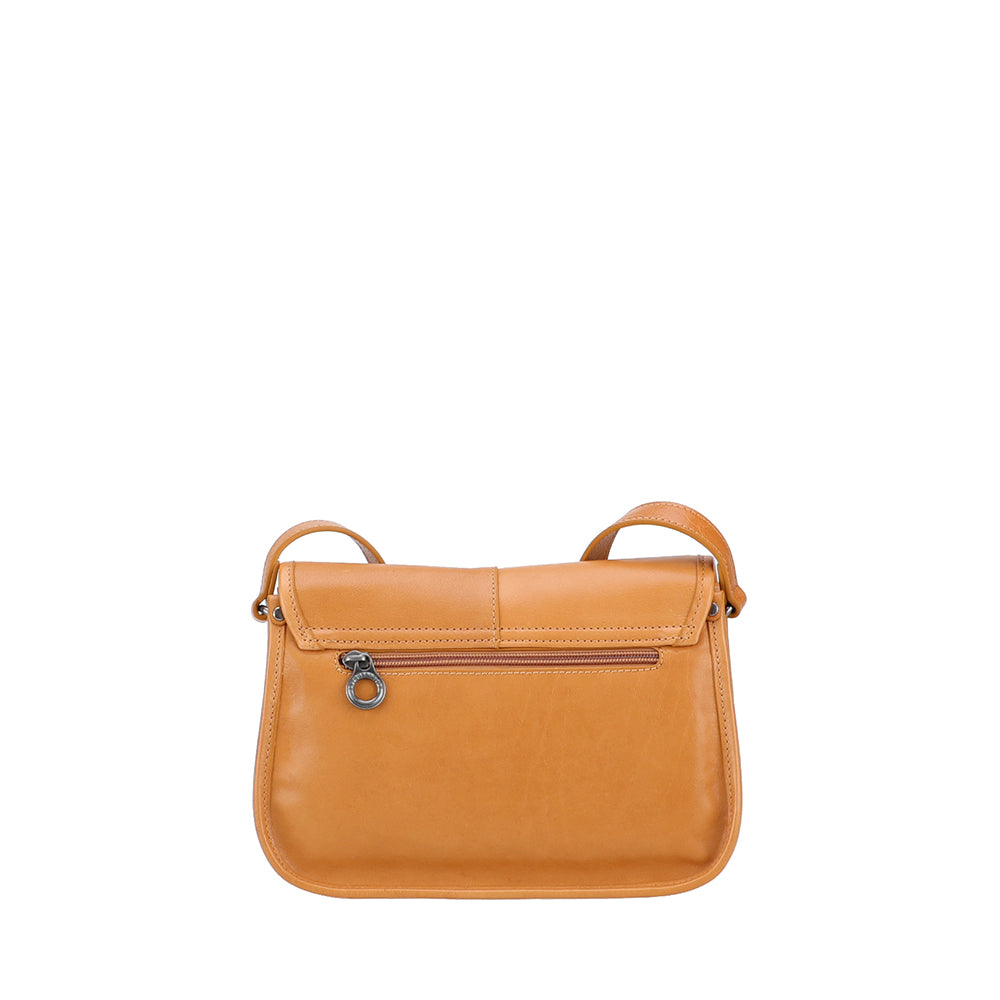 Edith Leather Flap Shoulder Bag, Small