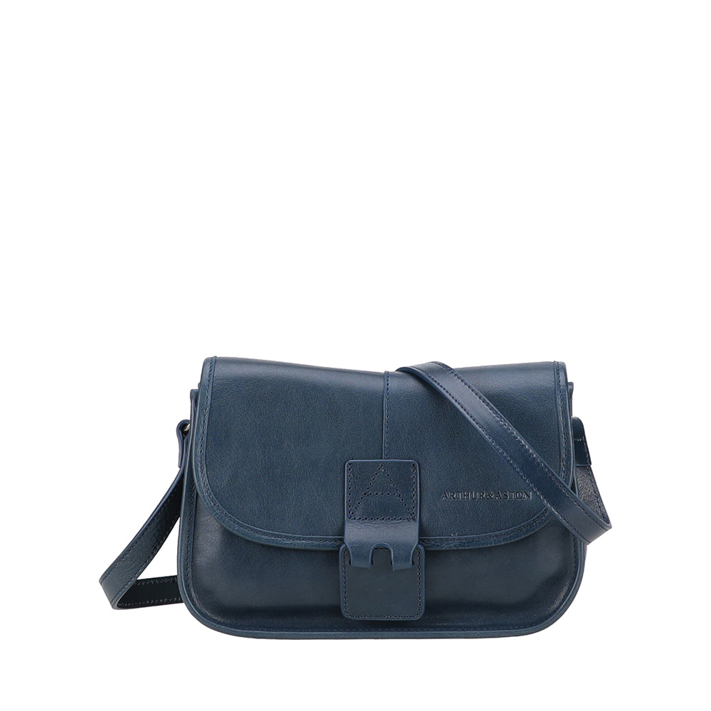 Edith Leather Flap Shoulder Bag, Small