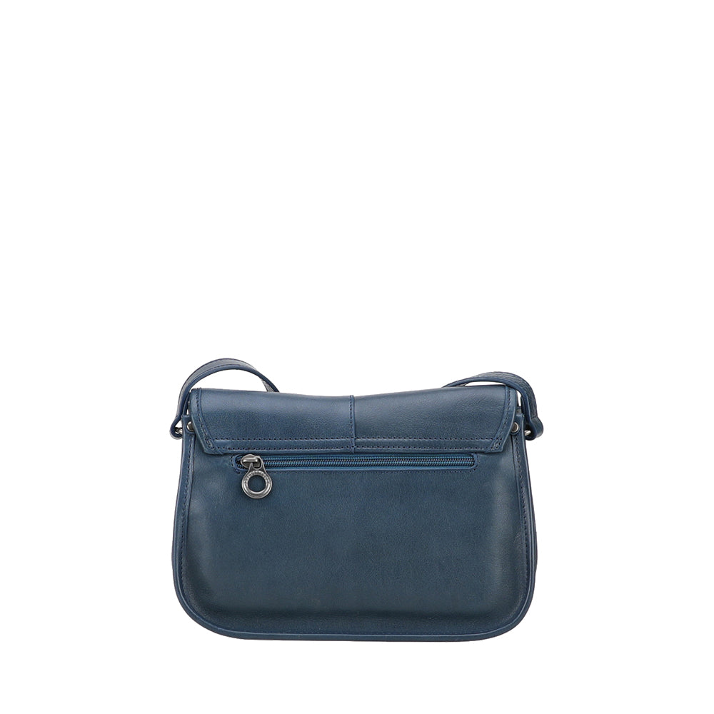 Edith Leather Flap Shoulder Bag, Small