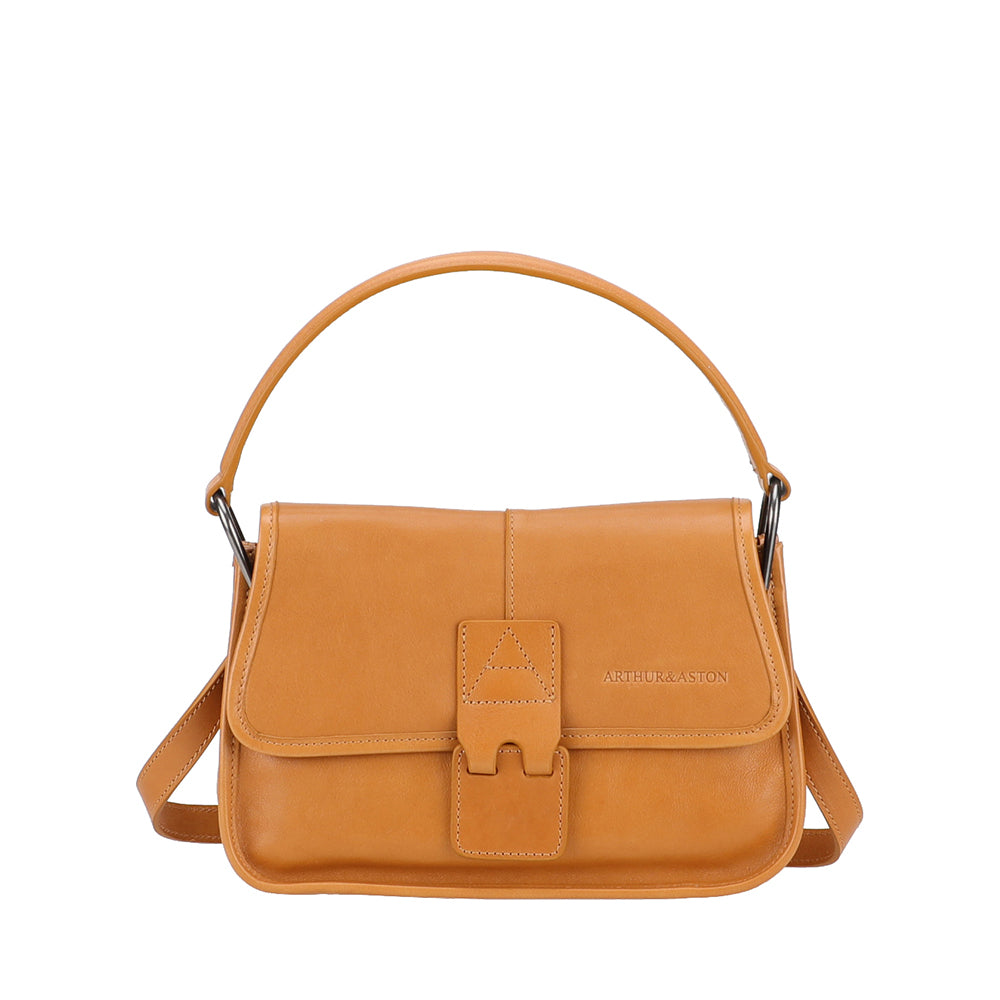Edith Leather Flap Shoulder Bag