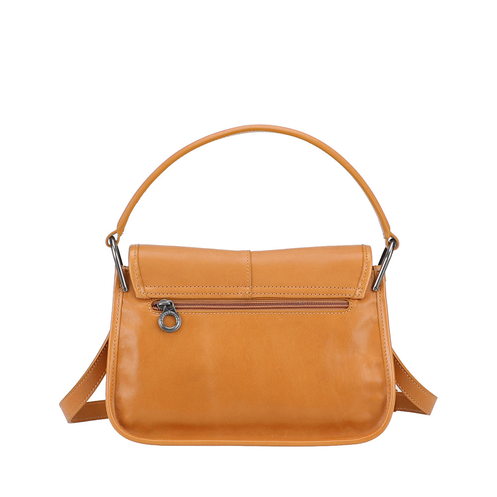 Edith Leather Flap Shoulder Bag