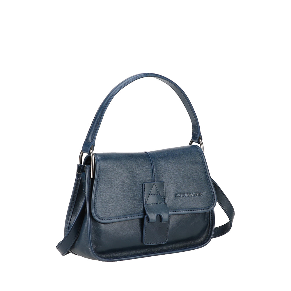 Edith Leather Flap Shoulder Bag
