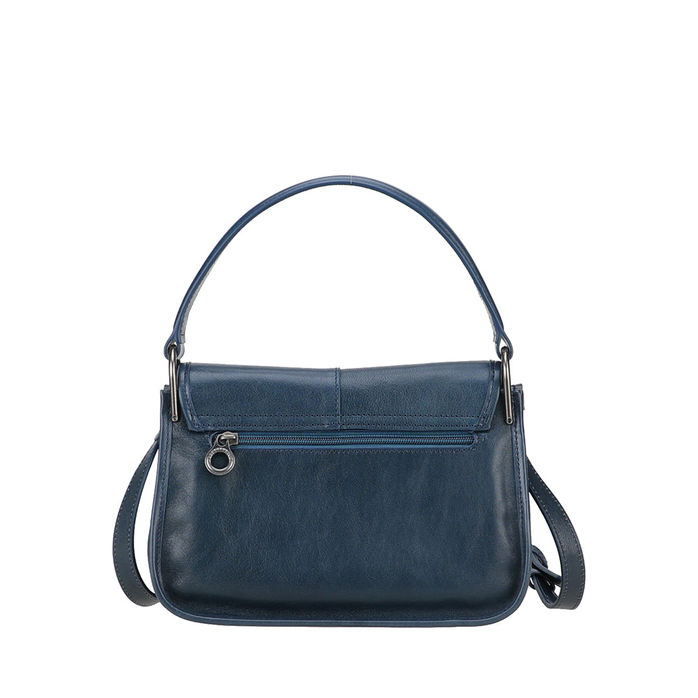 Edith Leather Flap Shoulder Bag