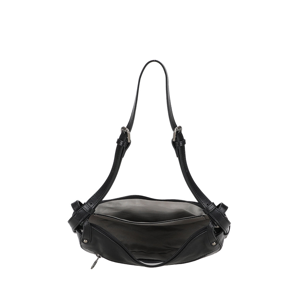 Sac épaule demi lune Edith Cuir