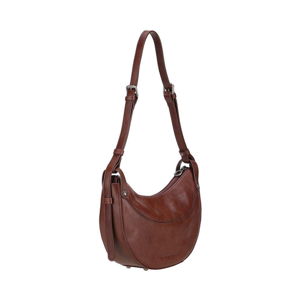 Sac épaule demi lune Edith Cuir