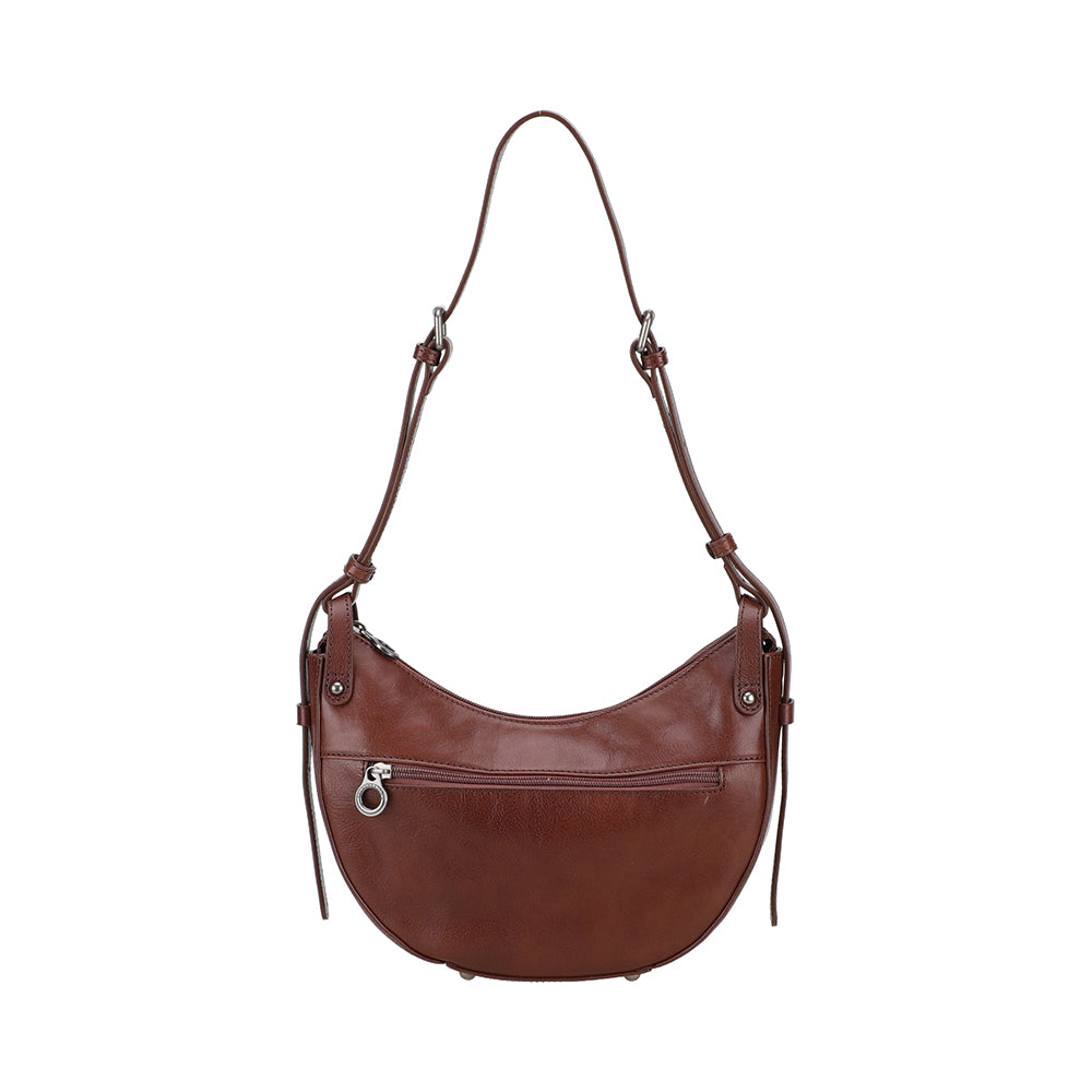 Sac épaule demi lune Edith Cuir