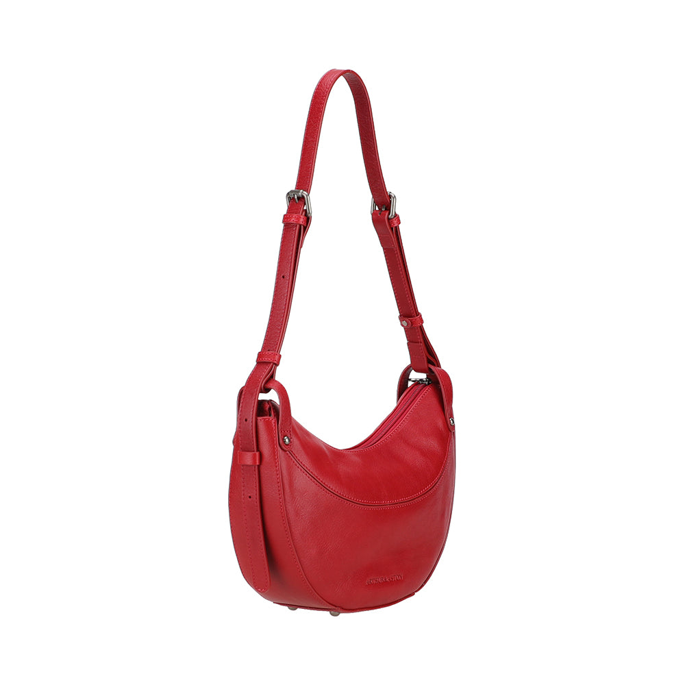 Sac épaule demi lune Edith Cuir