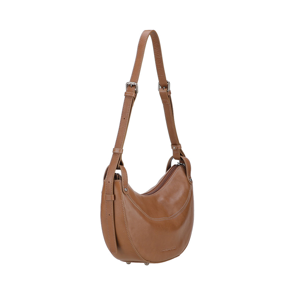 Sac épaule demi lune Edith Cuir