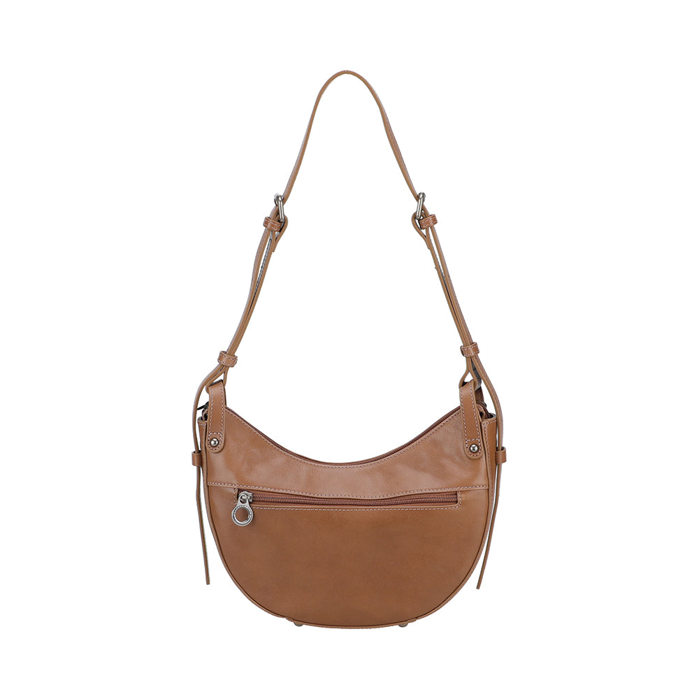 Sac épaule demi lune Edith Cuir