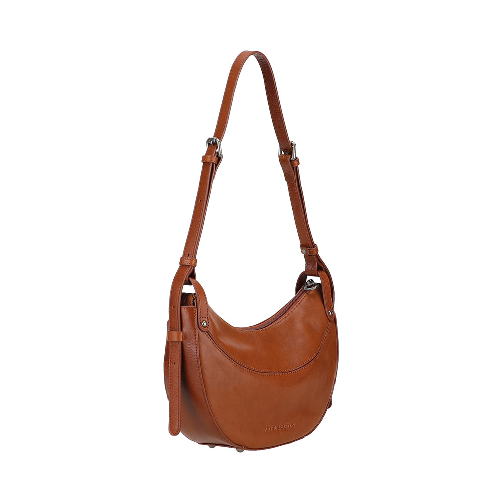 Sac épaule demi lune Edith Cuir