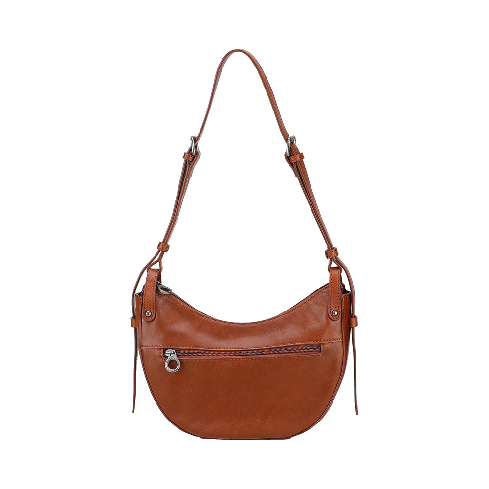 Sac épaule demi lune Edith Cuir