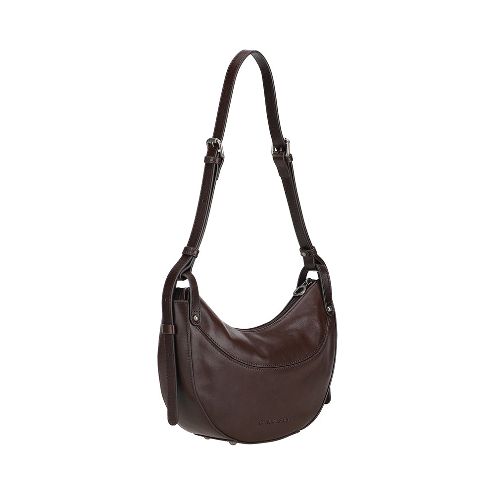 Sac épaule demi lune Edith Cuir
