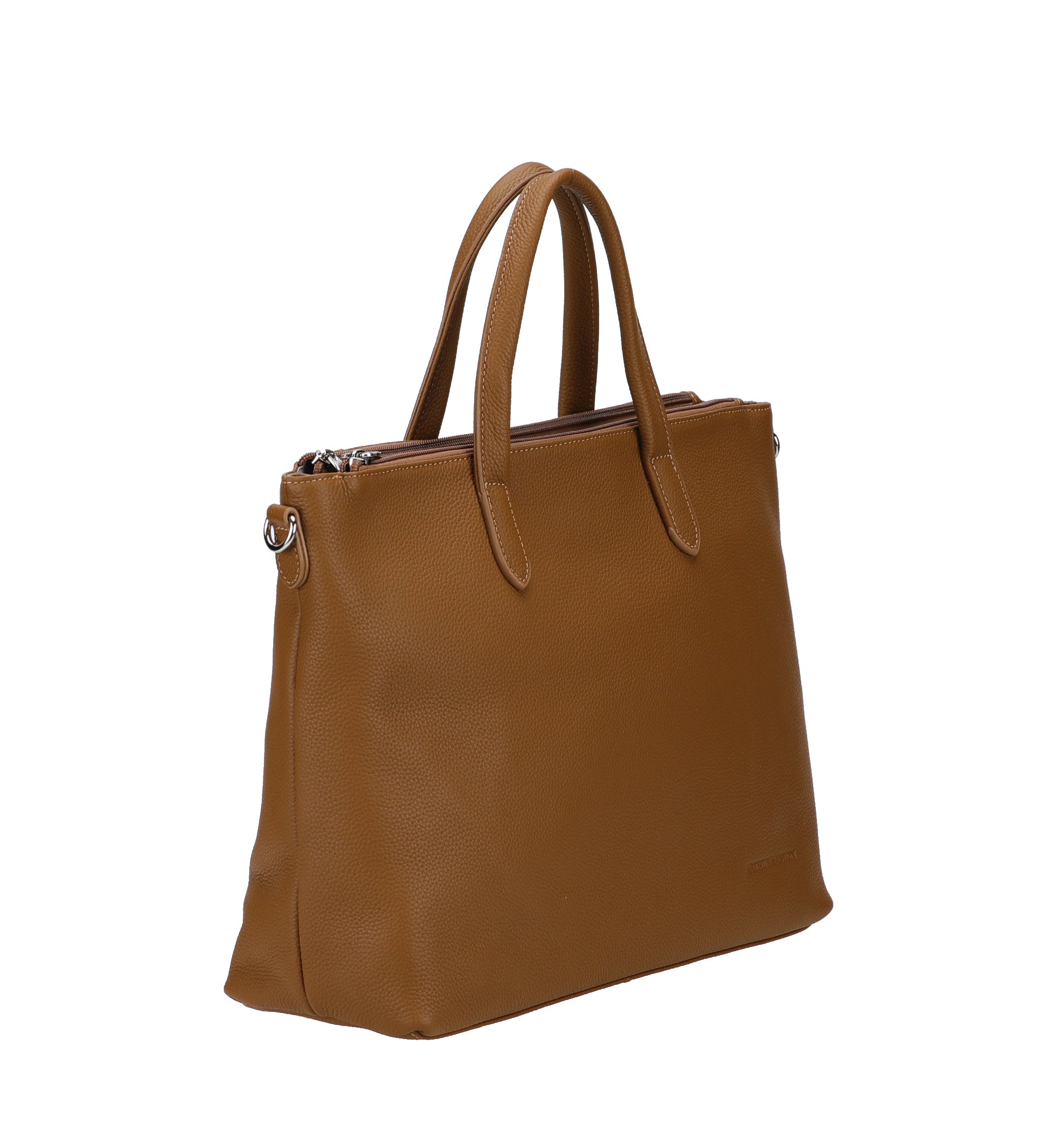 Large Rosalia leather handbag