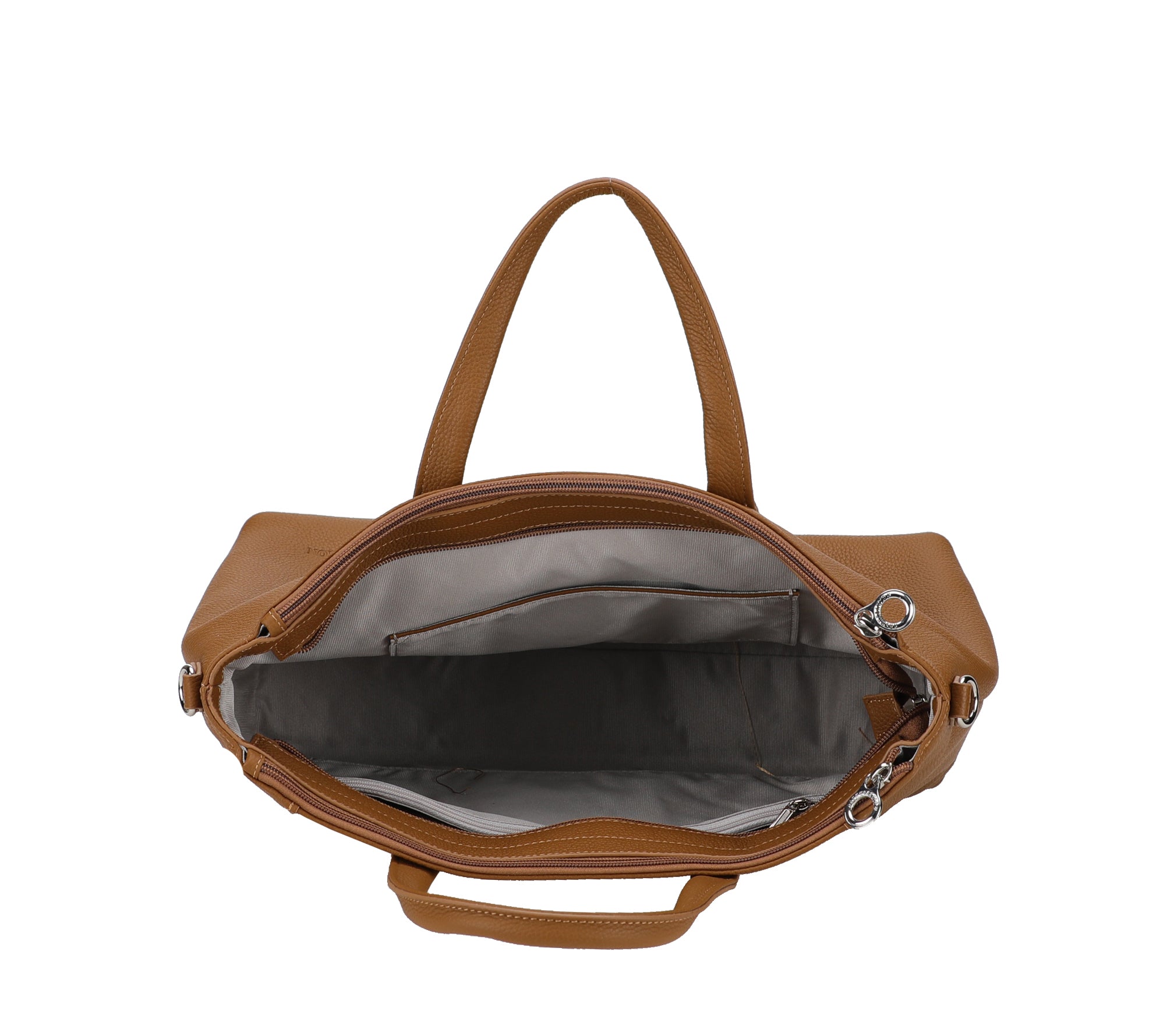 Large Rosalia leather handbag