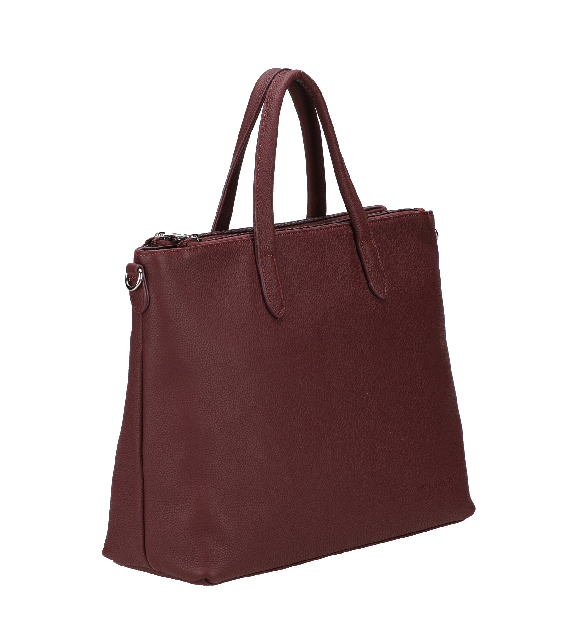 Large Rosalia leather handbag
