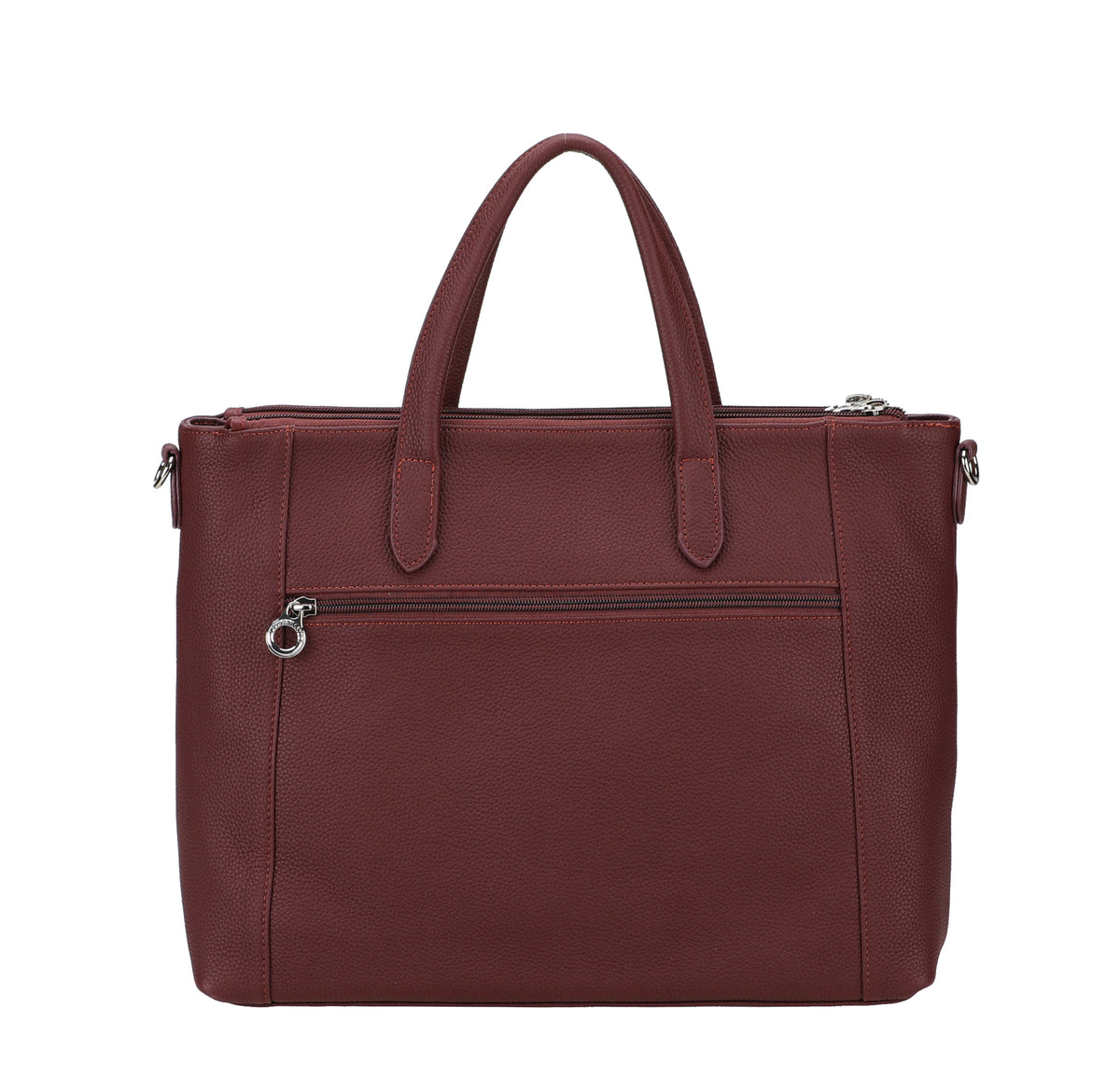 Large Rosalia leather handbag