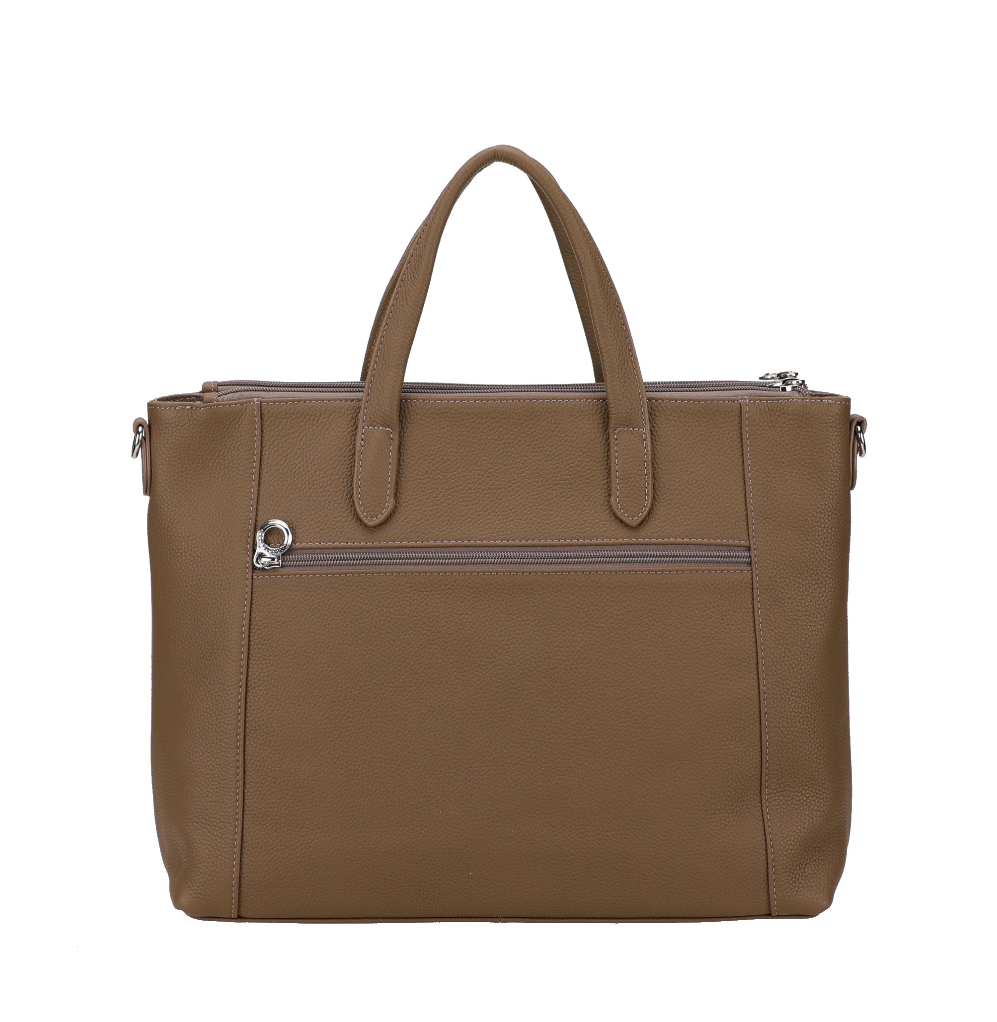 Large Rosalia leather handbag