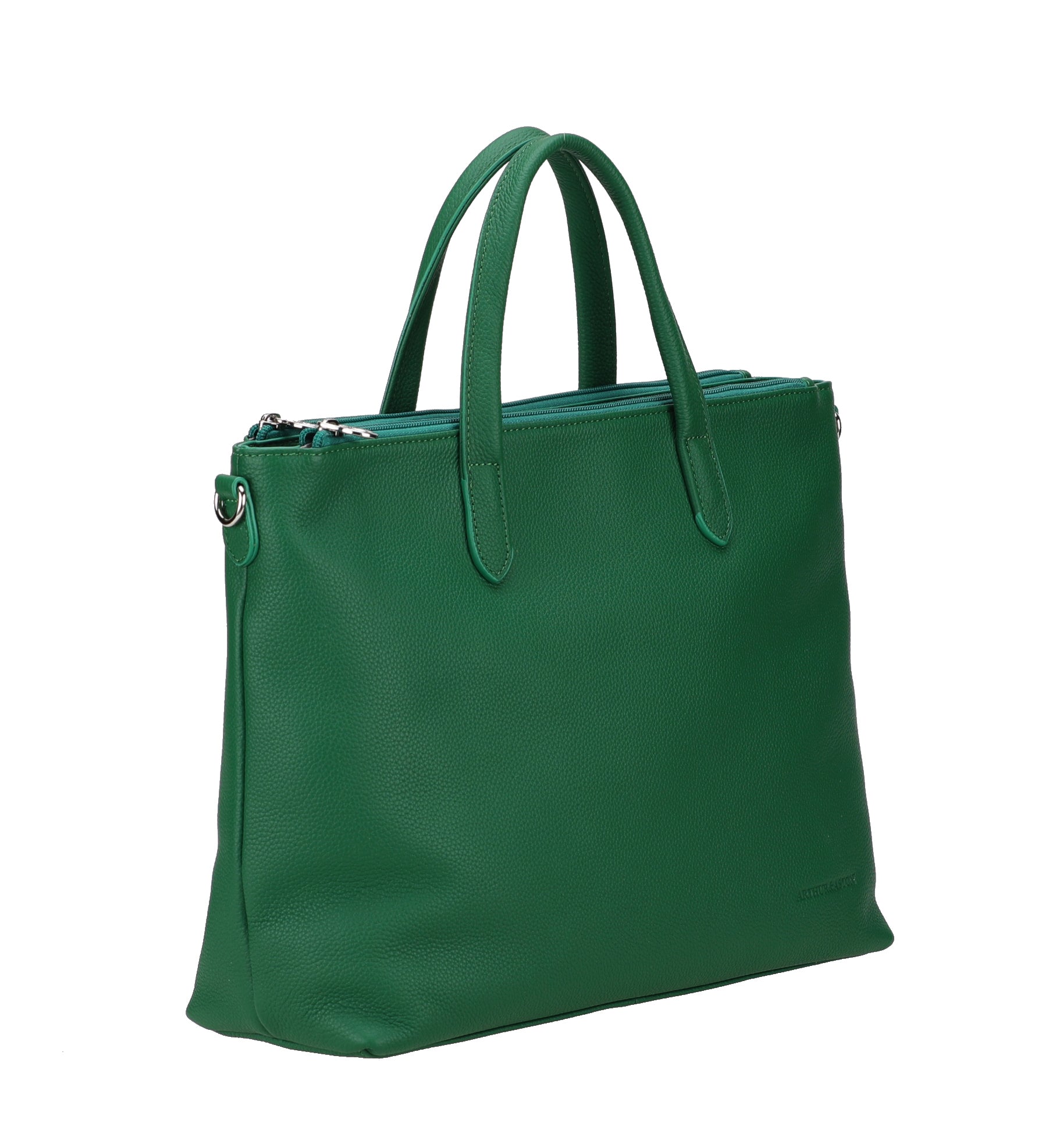 Large Rosalia leather handbag