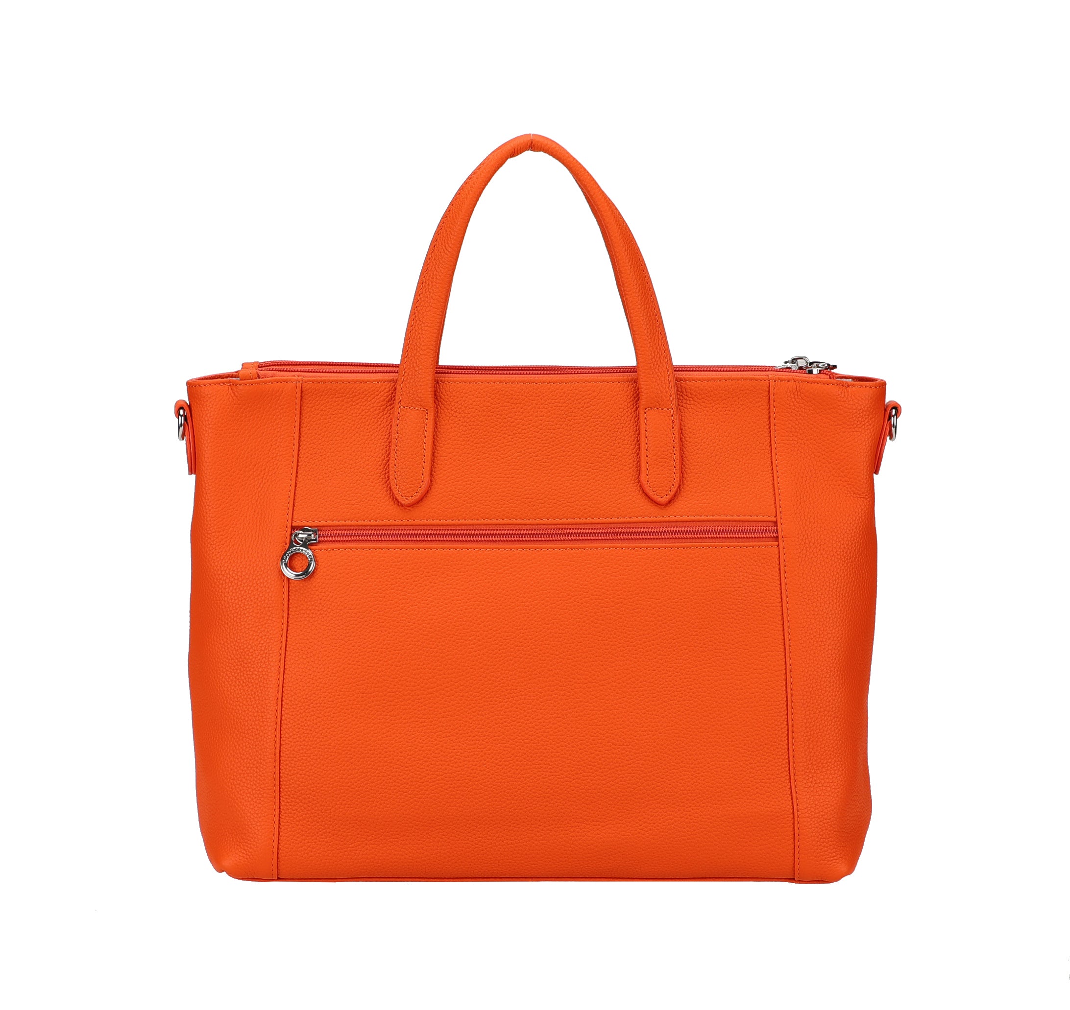 Large Rosalia leather handbag