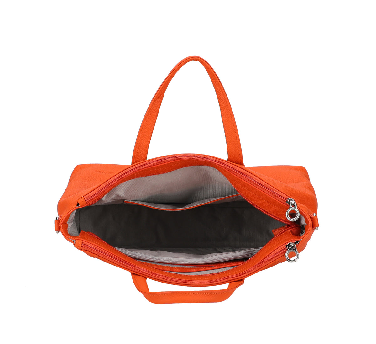 Large Rosalia leather handbag