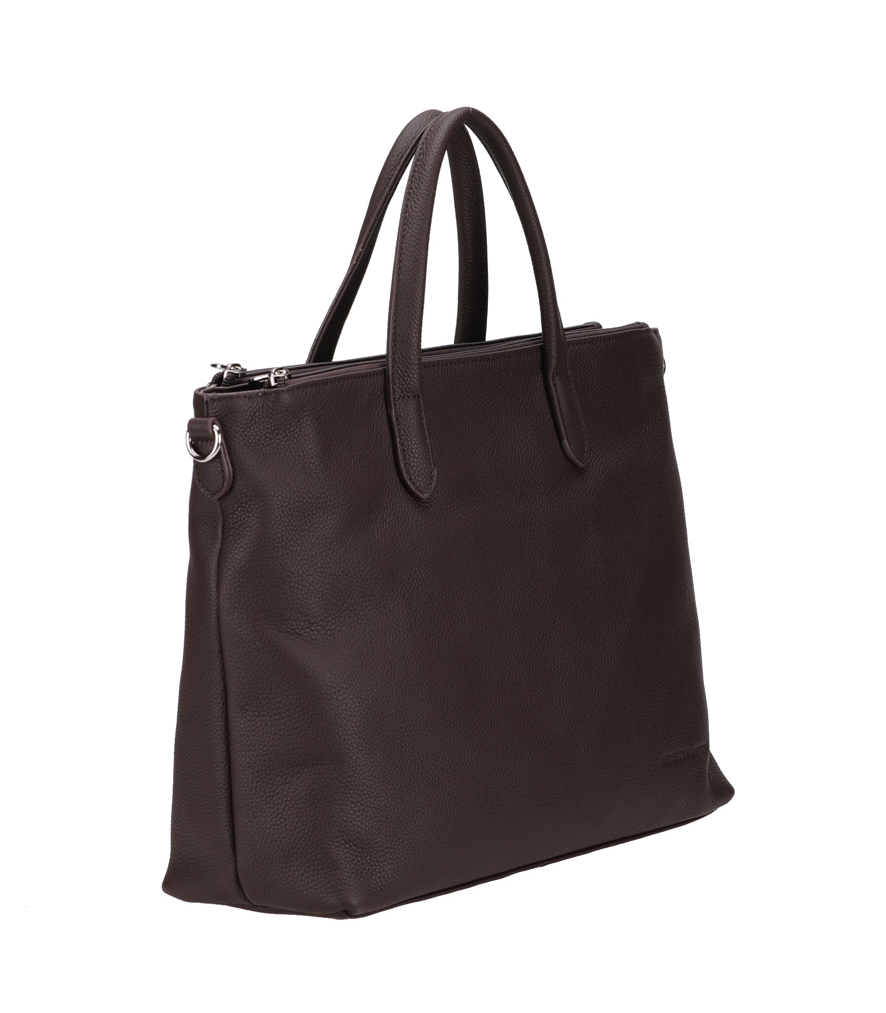 Large Rosalia leather handbag