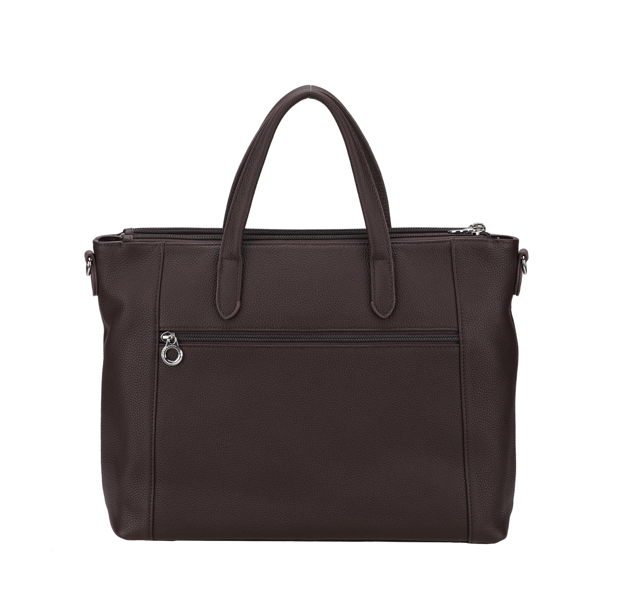 Large Rosalia leather handbag