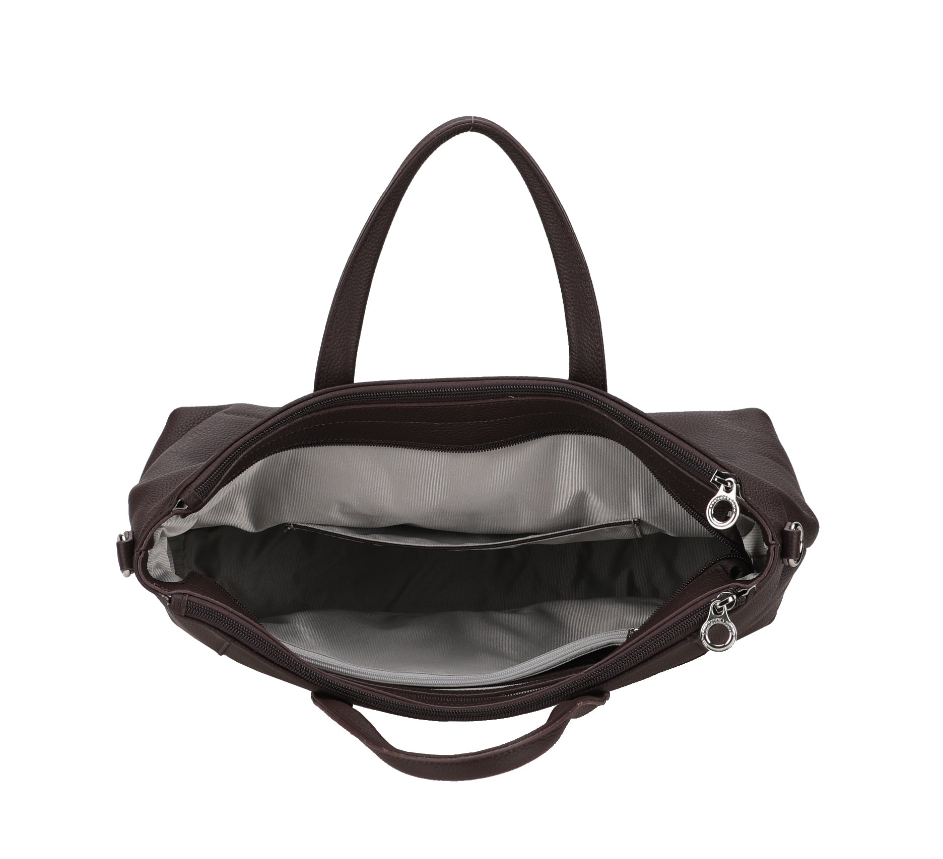 Large Rosalia leather handbag